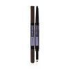 Maybelline Express Brow Satin Duo Szemöldökceruza nőknek 0,71 g Változat Dark Brown