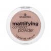 Essence Mattifying Compact Powder Púder nőknek 12 g Változat 10 Light Beige