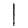 NYX Professional Makeup Slim Lip Pencil Szájkontúrceruza nőknek 1 g Változat 828 Ever