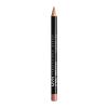 NYX Professional Makeup Slim Lip Pencil Szájkontúrceruza nőknek 1 g Változat 858 Nude Pink