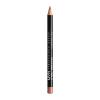 NYX Professional Makeup Slim Lip Pencil Szájkontúrceruza nőknek 1 g Változat 860 Peekaboo Neutral