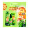 Garnier Fructis Vitamin &amp; Strength Ajándékcsomagok Fructis Vitamin &amp; Strength sampon 250 ml + Fructis Vitamin &amp; Strength hajkondicionáló 200 ml + Fructis Vitamin &amp; Strength arcszérum 125 ml