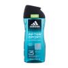 Adidas After Sport Shower Gel 3-In-1 New Cleaner Formula Tusfürdő férfiaknak 250 ml