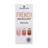 Essence French Manicure Stencils 01 Walk The Line Manikűr nőknek Szett