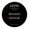 NYX Professional Makeup Matte Bronzer Bronzosító nőknek 9,5 g Változat 03 Medium