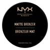 NYX Professional Makeup Matte Bronzer Bronzosító nőknek 9,5 g Változat 01 Light