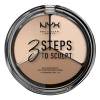 NYX Professional Makeup 3 Steps To Sculpt Kontúrozó paletta nőknek 15 g Változat 01 Fair