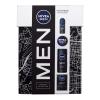 Nivea Men Deep Feeling Ready Ajándékcsomagok Men Deep Comfort borotválkozás utáni arcszesz 100 ml + Men Deep tusfürdő 250 ml + Men Deep Black Carbon golyós izzadásgátló 50 ml + Men Creme univerzális krém 75 ml