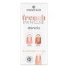 Essence French Manicure Stencils 01 French Tips &amp; Tricks Manikűr nőknek Szett