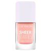 Catrice Sheer Beauties Nail Polish Körömlakk nőknek 10,5 ml Változat 050 Peach For The Stars