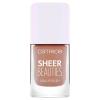 Catrice Sheer Beauties Nail Polish Körömlakk nőknek 10,5 ml Változat 060 Love You Latte