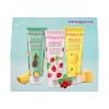 Dermacol Aroma Moment Be Juicy Ajándékcsomagok Tropical Shower Gel Hawaiian Pineapple tusfürdő 250 ml + Juicy Shower Gel Wild Strawberries tusfürdő 250 ml + Exotic Shower Gel Bahamas Banana tusfürdő 250 ml