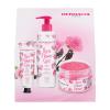 Dermacol Rose Flower Ajándékcsomagok Rose Flower Care krémszappan 250 ml + Rose Flower Care kézkrém 30 ml + Rose Flower Shower testradír 200 ml