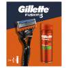 Gillette Fusion5 Ajándékcsomagok Fusion5 borotva 1 db + Fusion Shave Gel Sensitive borotvagél 200 ml