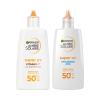 Szett Fényvédő készítmény arcra Garnier Ambre Solaire Super UV Hyaluronic Acid SPF50+ + Fényvédő készítmény arcra Garnier Ambre Solaire Super UV Vitamin C SPF50+