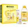 Garnier Skin Naturals Vitamin C for Brightening Ajándékcsomagok Skin Naturals Vitamin C Brightening Super Serum arcszérum 30 ml + Skin Naturals Micellar Vitamin C Cleansing Water micellás víz 400 ml + Skin Naturals Vitamin C Daily UV SPF50 Invisible fluid arcra 40 ml