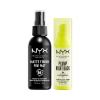 Szett Sminkfixáló NYX Professional Makeup Matte Finish + Primer NYX Professional Makeup Plump Right Back Plumping Serum + Primer