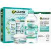 Garnier Skin Naturals Hyaluronic Aloe for Hydrating Ajándékcsomagok Skin Naturals Hyaluronic Aloe Jelly Daily Moisturizing Care arcgél 50 ml + Skin Naturals Micellar Hyaluronic Aloe Water micellás víz 400 ml + Skin Naturals Hyaluronic Aloe Serum Tissue Mask arcmaszk 28 g