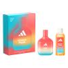 Adidas Vibes Happy Feels Ajándékcsomagok eau de parfum 100 ml + tusfürdő 100 ml