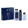 Adidas UEFA Champions League Goal Ajándékcsomagok eau de toilette 100 ml + tusfürdő 250 ml + dezodor 150 ml