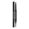 Makeup Revolution London Duo Brow Definer Szemöldökceruza nőknek 0,25 g Változat Dark Brown