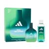 Adidas Vibes Full Recharge Ajándékcsomagok eau de parfum 100 ml + tusfürdő 100 ml sérült doboz