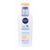 Nivea Sun Kids Protect &amp; Sensitive Sun Lotion SPF50+ Fényvédő készítmény testre gyermekeknek 200 ml