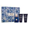 Versace Pour Homme Dylan Blue Ajándékcsomagok Eau de Toilette 50 ml + tusfürdő 50 ml + borotválkozás utáni balzsam 50 ml