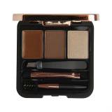 Makeup Revolution London Brow Sculpt Kit Szemöldökformázó szett és paletta nőknek 2,2 g Változat Brown