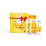 Weleda Baby Calendula Oil Set Ajándékcsomagok babaolaj 200 ml + pelenkakiütés elleni babakrém 75 ml + babafürdető 200 ml