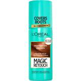 L'Oréal Paris Magic Retouch Instant Root Concealer Spray Hajfesték nőknek 75 ml Változat Mahagony Brown