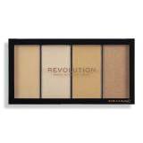 Makeup Revolution London Re-loaded Palette Highlighter nőknek 20 g Változat Lustre Lights Warm