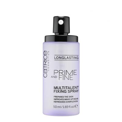 Catrice Prime And Fine Multitalent Fixing Spray Sminkfixáló nőknek 50 ml