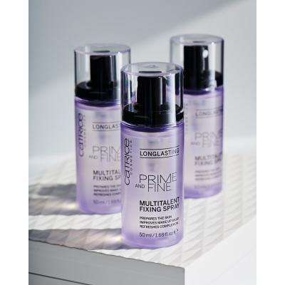 Catrice Prime And Fine Multitalent Fixing Spray Sminkfixáló nőknek 50 ml