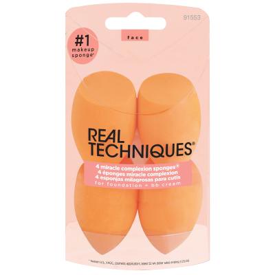 Real Techniques Miracle Complexion Sponge Applikátor nőknek 4 db