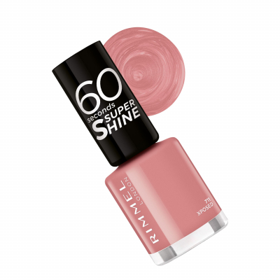 Rimmel London 60 Seconds Super Shine Körömlakk nőknek 8 ml Változat 711 Xposed