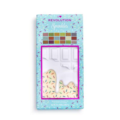 I Heart Revolution Chocolate Eyeshadow Palette Szemhéjfesték nőknek 18 g Változat Sprinkles