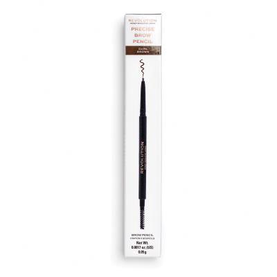 Makeup Revolution London Precise Brow Pencil Szemöldökceruza nőknek 0,05 g Változat Dark Brown