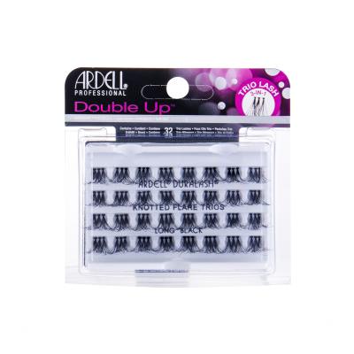 Ardell Double Up Knotted Trio Lash Műszempilla nőknek 32 db Változat Long Black