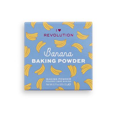 I Heart Revolution Loose Baking Powder Púder nőknek 22 g Változat Banana