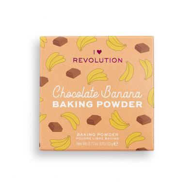 I Heart Revolution Loose Baking Powder Púder nőknek 22 g Változat Chocolate Banana