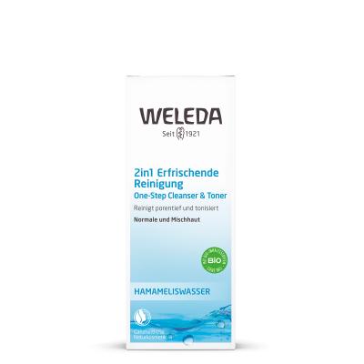 Weleda Witch Hazel One-Step Cleanser &amp; Toner Arclemosó nőknek 100 ml