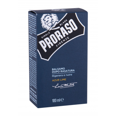 PRORASO Azur Lime After Shave Balm Borotválkozás utáni balzsam férfiaknak 100 ml