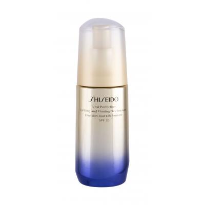 Shiseido Vital Perfection Uplifting And Firming Emulsion SPF30 Arcszérum nőknek 75 ml