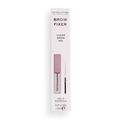 Makeup Revolution London Brow Fixer Szemöldökspirál nőknek 6 ml Változat Clear