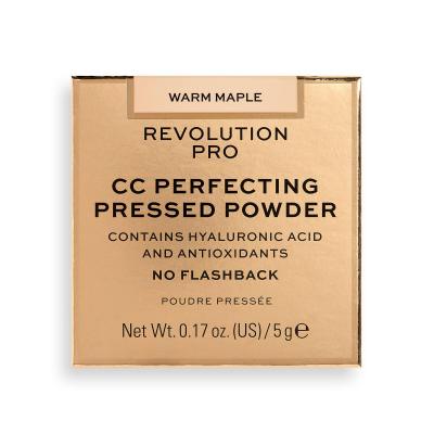 Revolution Pro CC Perfecting Press Powder Púder nőknek 5 g Változat Warm Maple