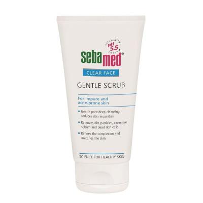 SebaMed Clear Face Gentle Scrub Bőrradír nőknek 150 ml