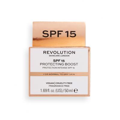 Revolution Skincare Moisture Cream Normal to Dry Skin SPF15 Nappali arckrém nőknek 50 ml