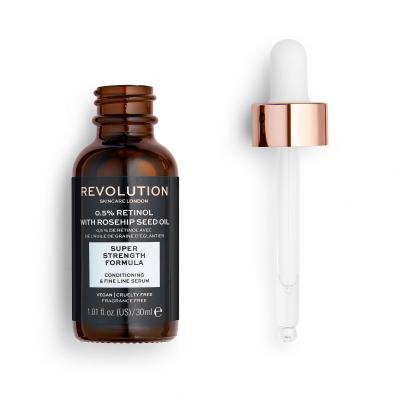 Revolution Skincare Skincare 0,5% Retinol with Rosehip Seed Oil Arcszérum nőknek 30 ml