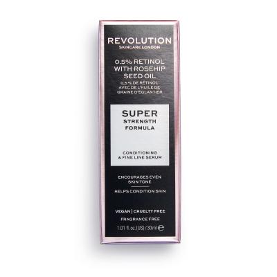 Revolution Skincare Skincare 0,5% Retinol with Rosehip Seed Oil Arcszérum nőknek 30 ml